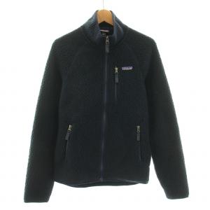 Retro Pile Jaket レトロパイルジャケット フリース アウター ショート丈 ハイネック ジップアップ ロゴ 刺繍