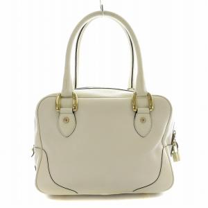 J&M DAVIDSON ミニミア MINI MIA トートバッグ ハンド レザー 白 ホワイト