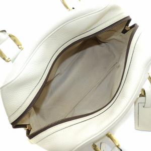 J&M DAVIDSON ミニミア MINI MIA トートバッグ ハンド レザー 白 ホワイト