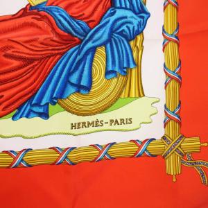 HERMES カレ90 1789 LIBERTE EGALITE FRATERNITE REPUBLIQ フランス革命を記念して スカーフ