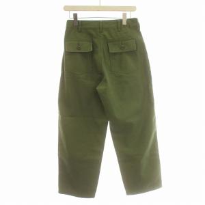 Shinzone MILITARY CROPPED PT ミリタリー ベイカーパンツ 34 S カーキ