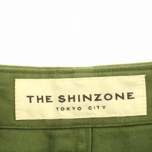 Shinzone MILITARY CROPPED PT ミリタリー ベイカーパンツ 34 S カーキ