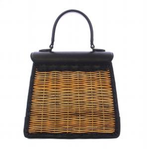 エバゴス ebagos マーガレットデイジーハトテモニテイル カゴバッグ