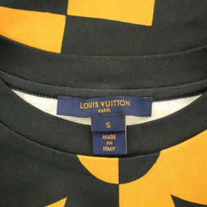 LOUIS VUITTON ジャイアントダミエ Tシャツ S ブラック