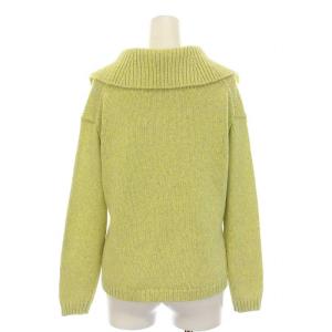 ANAYI 23SS セーター ニット Vネック 長袖 36 S 黄色 ライムイエロー