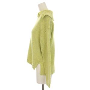 ANAYI 23SS セーター ニット Vネック 長袖 36 S 黄色 ライムイエロー