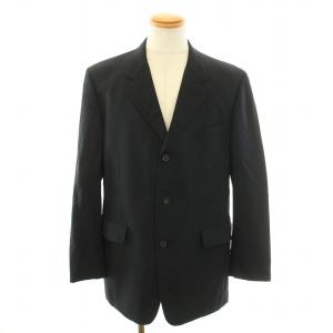 Yohji Yamamoto スーツ セットアップ 上下 テーラードジャケット シングル 3B サイドベンツ パンツ スラックス ウール AXL XL 黒