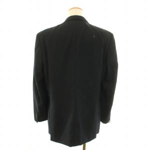 Yohji Yamamoto スーツ セットアップ 上下 テーラードジャケット シングル 3B サイドベンツ パンツ スラックス ウール AXL XL 黒