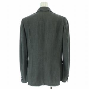 伊太利屋 GK テーラードジャケット 背抜き シングル 3B ノーベント 9 M グレー /KL