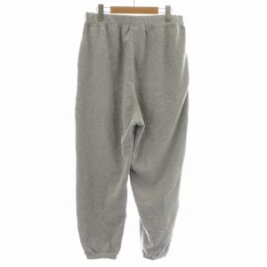 LOOPWHEELER my panda 23AW イージーパンツ スウェット ロゴ刺繍 M グレー