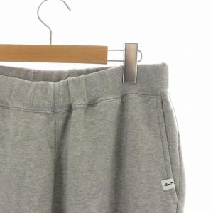 LOOPWHEELER my panda 23AW イージーパンツ スウェット ロゴ刺繍 M グレー