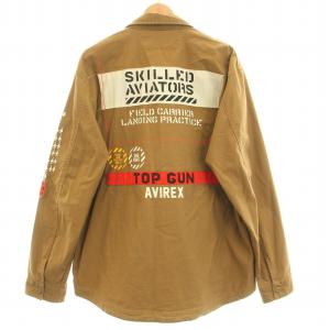 AVIREX L/S MULTI FUNCTION SHIRT ロングスリーブマルチファンクションシャツ カジュアル ストレッチ 長袖 オープンカラー