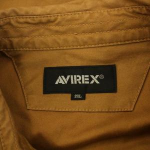 AVIREX L/S MULTI FUNCTION SHIRT ロングスリーブマルチファンクションシャツ カジュアル ストレッチ 長袖 オープンカラー