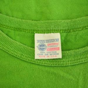 BUZZ RICKSON’S PEANUTS スヌーピー Tシャツ カットソー 半袖 クルーネック ロゴ イラスト プリント XL 緑