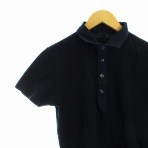 junhashimoto ポロシャツ 半袖 2 S 紺 ネイビー