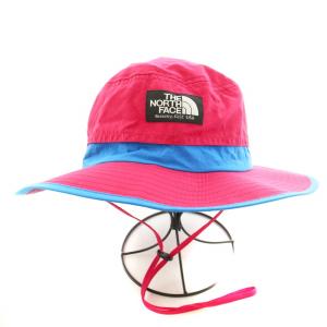 THE NORTH FACE HORIZN HAT ホライズンハット サファリハット 帽子 ロゴ M 赤 レッド 青 ブルー NNO1227