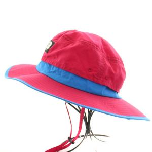 THE NORTH FACE HORIZN HAT ホライズンハット サファリハット 帽子 ロゴ M 赤 レッド 青 ブルー NNO1227