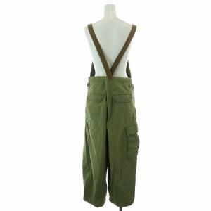 AMERICANA サロペット オーバーオール コットン カーキ