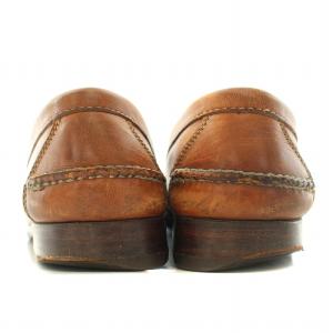 COLE HAAN COUNTRY コインローファー レザー ローヒール 8.5 26cm 茶 ブラウン