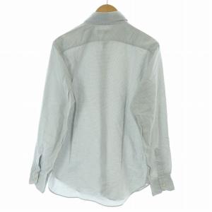 ETRO カジュアルシャツ 総柄 長袖 42 XS グレー 白 ホワイト