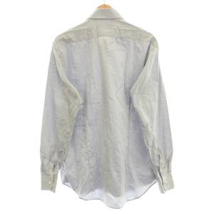 ETRO カジュアルシャツ 長袖 レギュラーカラー ストライプ柄 41 XL 青 ブルー /BB