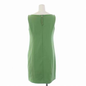 FOXEY NEW YORK レディミニ リボン ワンピース ひざ丈 ノースリーブ 38 S 緑 グリーン 30296 /BM