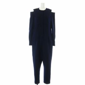 21AW COLD SHOULDER JUMPSUIT オールインワン ジャンプスーツ 長袖 テーパードパンツ オープンショルダー