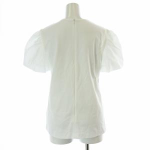 BORDERS at BALCONY 22SS ジャガードパフT カットソー 36 ホワイト