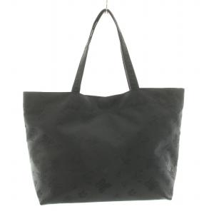 FEILER ハイジジャカード トートバッグ ハンドバッグ ロゴ くま クマ キーホルダー 総柄 黒 ブラック JHE-181656