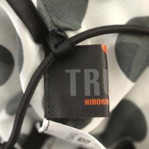 TRUNK シアージャケット ドット 水玉 ブルゾン 38 M 白 黒 /G