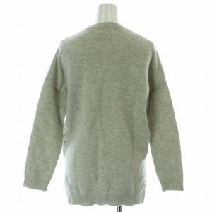 ENFOLD ニット セーター 長袖 ウール 38 M グレー