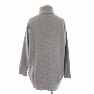 Deuxieme Classe ニット セーター 長袖 タートルネック ウール F グレー