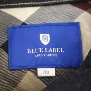 BLUE LABEL CRESTBRIDGE デニムジャケット Gジャン ジージャン 38 M インディゴ