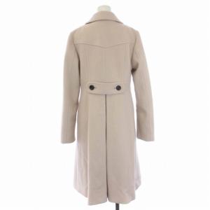 BLUE LABEL CRESTBRIDGE ステンカラーコート ロング ウール 38 M ベージュ 55B02-857-40 /BM