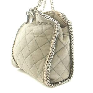 STELLA McCARTNEY FALABELLA MINI ファラベラミニ 2WAY ハンドバッグ ショルダーバッグ スエード キルティング チェーン 切替