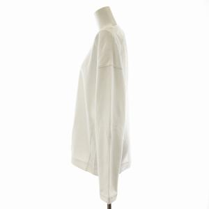 adidas by Stella McCartney Cotton Long Sleeve Tee Tシャツ 長袖 メッシュ 切替 ロゴプリント XS 白 ホワイト