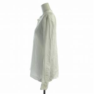 MARGARET HOWELL カジュアルシャツ バンドカラー 長袖 3 L 白 ホワイト