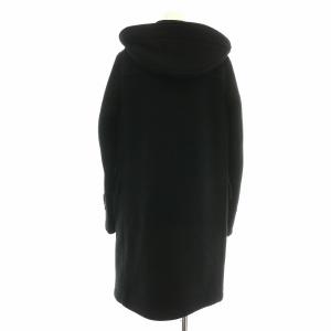 MACKINTOSH HG WEIR ダッフルコート ロング フード トグルボタン ウール 34 XS 黒 ブラック