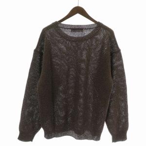 cristaseya WASHI PAPER DROPSHOULDER SWEATER