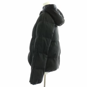 Theory ダウンジャケット ジップアップ フード S 黒 ブラック