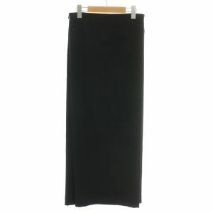 cristaseya フレアスカート ロング マキシ ウール XS 黒 ブラック