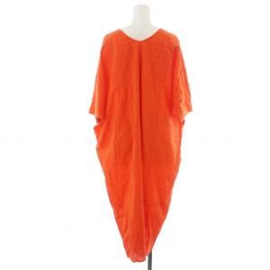 SLOBE IENA エンブロイダリーカフタンワンピース ロング ミモレ Vネック 刺繍 ビッグシルエット ドルマンスリーブ