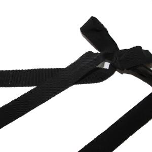 ENFOLD ネックレス ボリューム ボール ペーパー 黒 ブラック シルバーカラー クリア