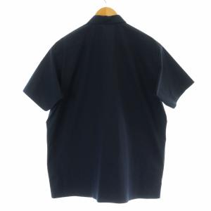 Graphpaper STRETCH TYPEWRITER S/S BOX SHIRT ボックスシャツ カジュアルシャツ 半袖 1 S 紺 ネイビー