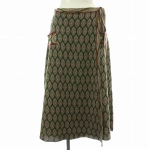 23AW ラップスカート 40 グリーン