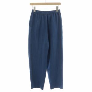 JOURNAL STANDARD relume 24SS タンブラーブッチャーイージーパンツ スラックス ワイド タック ウエストゴム 38 M 青 ブルー 24030462910020