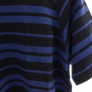 サイズ 1　サカイ　20SS プリーツシフォンTシャツ　紺　定価46200円 サイズ 1サカイ20SS プリーツシフォンTシャツ紺定価46200円