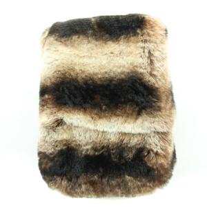 LOEWE ティペット マフラー ラビットファー 茶 ブラウン