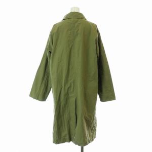 MHL. 23SS PROOFED COTTON POPLIN ステンカラーコート ロング コットン 1 S カーキ 5953110502