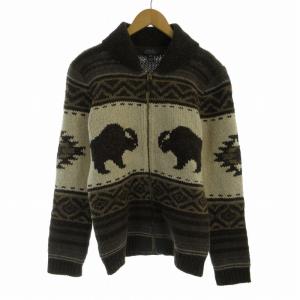 POLO RALPH LAUREN カーディガン ニット カウチン ノルディック 長袖 XL 茶 ブラウン ベージュ